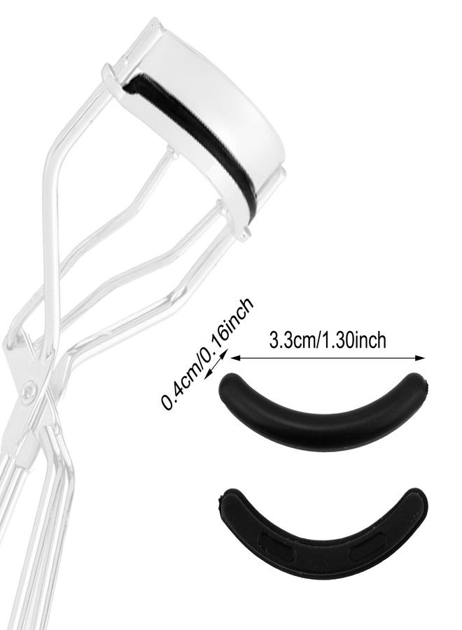 Fukaisu 100pcs Eyelash Curler Refills for Tweezerman, Rubber Lash Curler Replacement Pads for Enhanced Curl & Comfort (Black) - Image 5